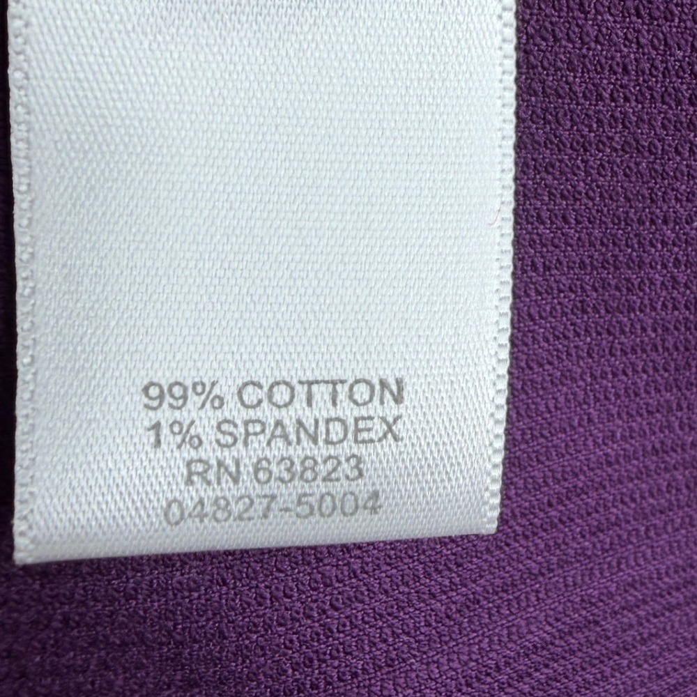 New Christopher & Banks Button‎ Down Jacket size Petite Large Purple - Picture 3 of 8